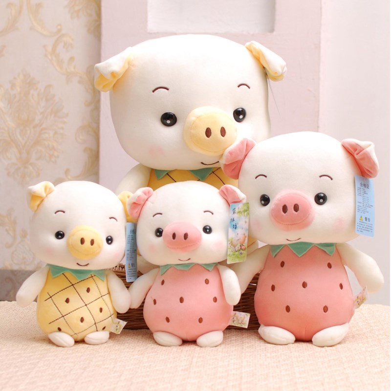 GẤU BÔNG HEO TRÁI CÂY DỄ THƯƠNG (30CM----&gt;70CM) VẢI MINISO SIÊU MỊN, HÀNG LOẠI 1