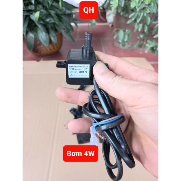 Máy bơm nước chìm mini 4W 8W 13W 16W 18W 25W 30W điện 220V, Bơm quạt hơi nước, Bể cá thủy sinh, Hòn non bộ