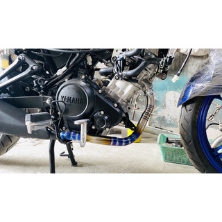 Cổ titan ex 155 gắn pô zin size 32