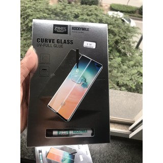 Dán cường lực Full keo UV cảm ứng vân tay cho samsung galaxy S10
