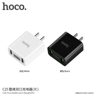 [Followshop 27.7] Củ sạc nhanh 2 cổng usb Hoco C25