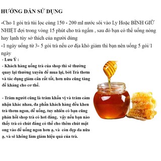 trà chanh xả gừng