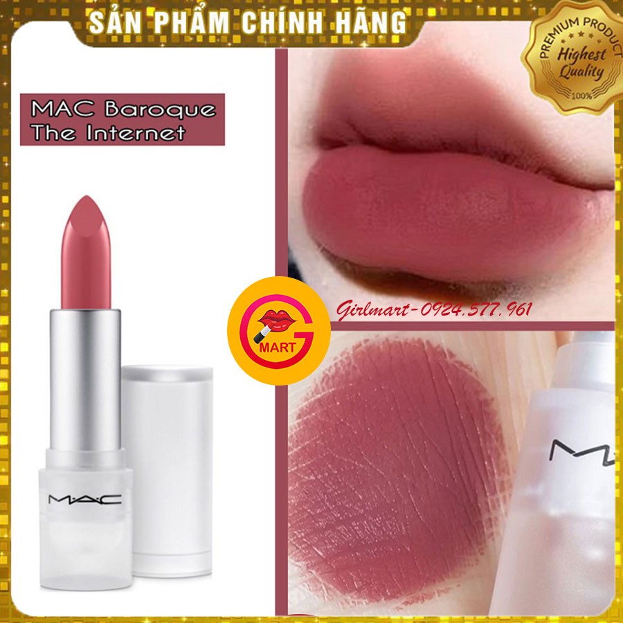 Son Mac chính hãng limited vỏ bạc son mac suger dada, Baroque, Cameo hàng săn sale siêu HOT | BigBuy360 - bigbuy360.vn