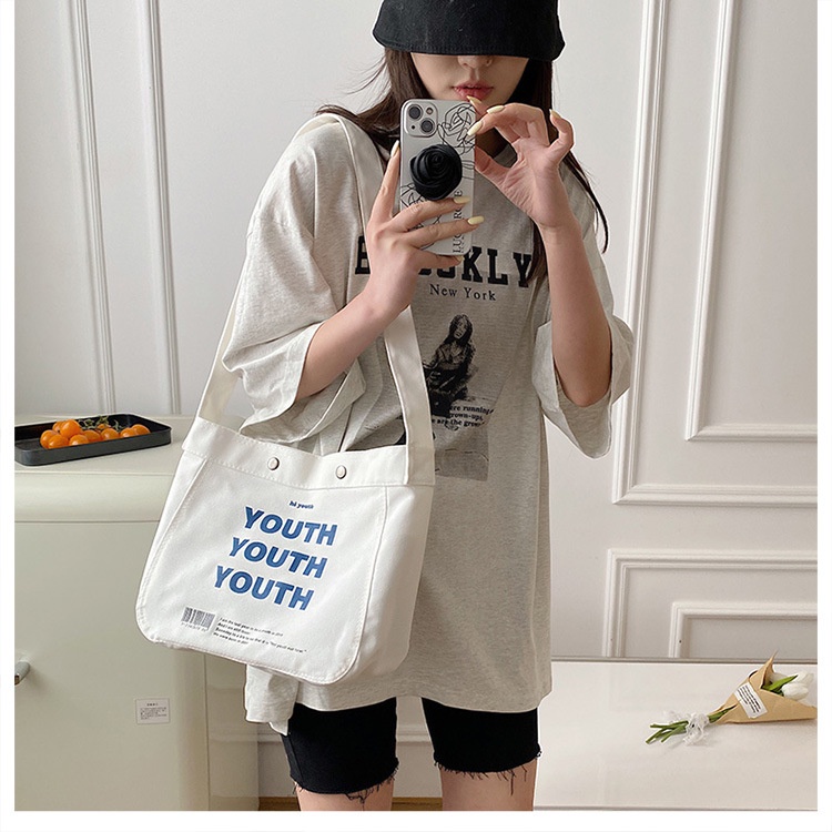 Túi Đeo Canvas Youth Sành Điệu Nam Nữ Praza - DCS0135