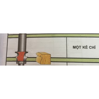 MŨI PHAY, MŨI SOI GỖ 1 KẺ CHỈ 5-6LY CỐT 6.35MM HOẶC 12.7MM