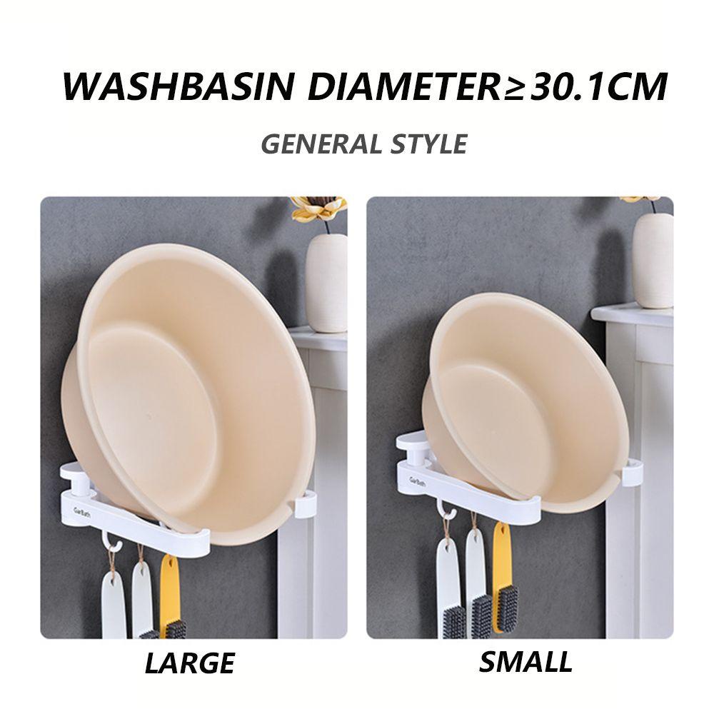 Giá Đỡ Chậu Rửa Bằng Nhựa Tự Dính Tiện Dụng