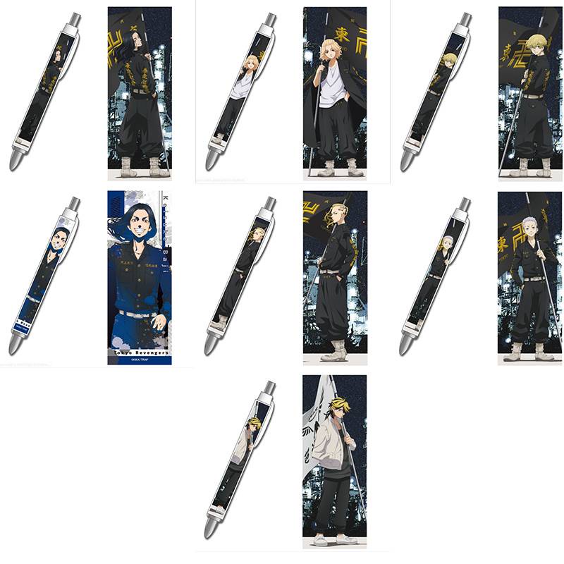 Bút chì kim 0.5mm/Bút bi tự động in hình những nhân vật trong phim anime Tokyo Revengers cho văn phòng trường học