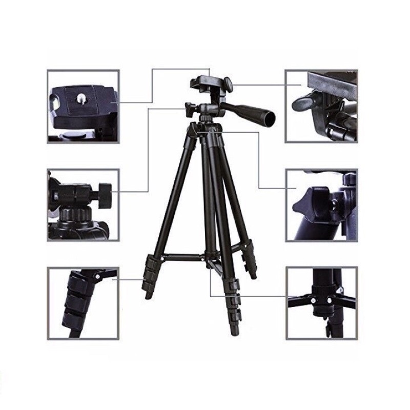 Tripod Giá Đỡ Điện Thoại 3 Chân Đa Năng làm gậy chụp hình - Tripod máy ảnh dùng để Quay Phim, livestream