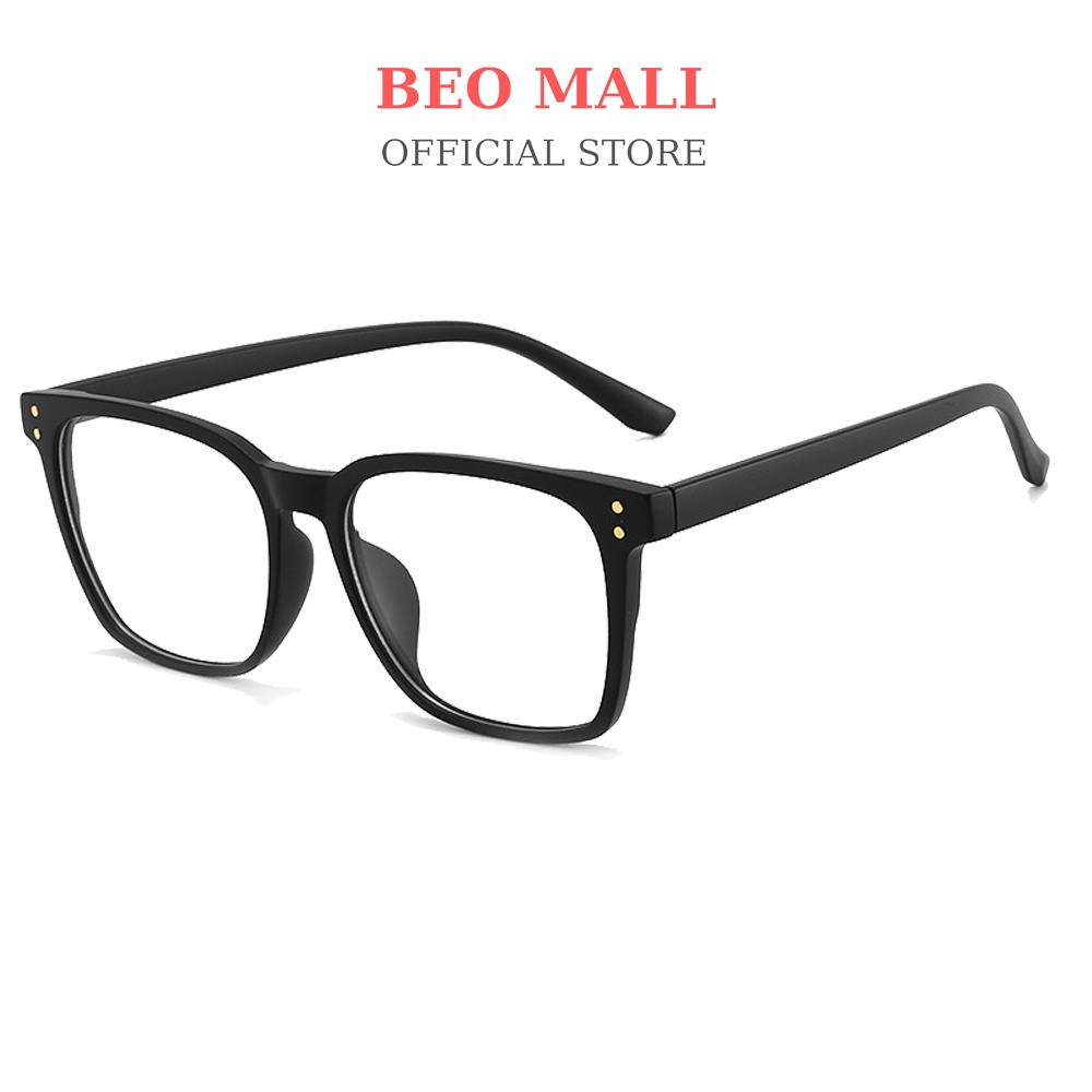 Gọng kính vuông nam BEOMALL kiểu dáng vuông mạnh mẽ phối đồ dễ phong cách sang trọng siêu bền bỉ 616
