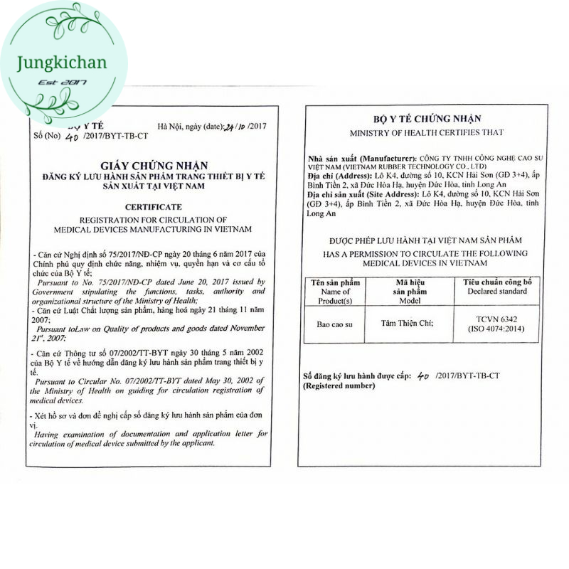 Bao cao su Tâm Thiện Chí Three In Love Peppermint 12 chiếc