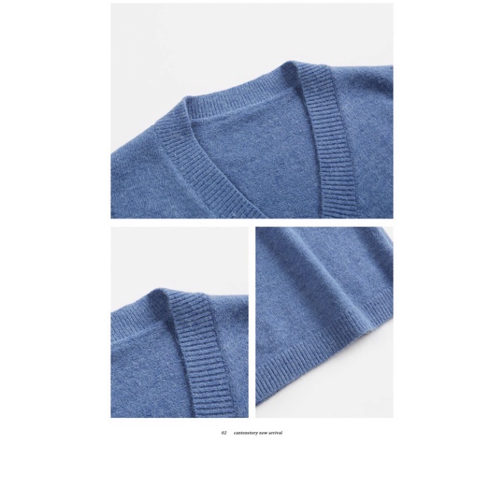 Gile Len Nữ Basic, Áo Len Gile Trơn GUMAX Len Mỏng Cổ Chữ V Kiểu Dáng Trẻ Trung Hiện Đại | BigBuy360 - bigbuy360.vn