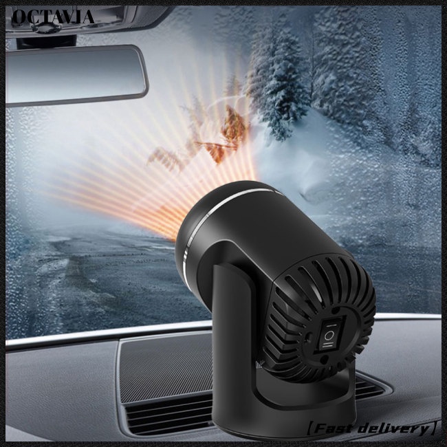 Máy Sấy Khô Nhanh 12v Xoay 360 Độ Gắn Kính Chắn Gió Xe Hơi