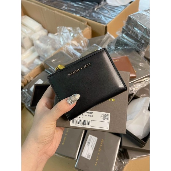 Ví cầm tay mini gấp đôi fullbox C&amp;K hàng l1