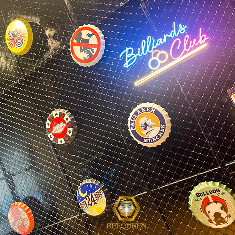 30 Mẫu Nắp Bia Kim Loại 30cm Trang Trí Cửa Hàng Tặng Kèm Phụ Kiện