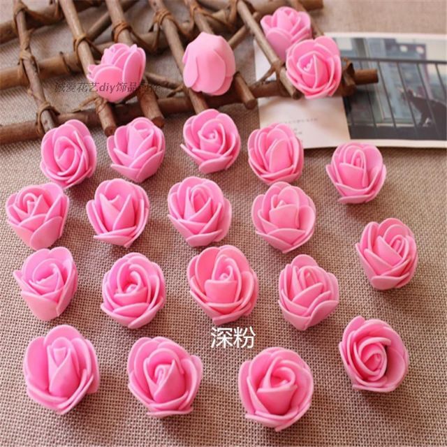 Hoa xốp 3.5cm. 1 gói 480-500 bông