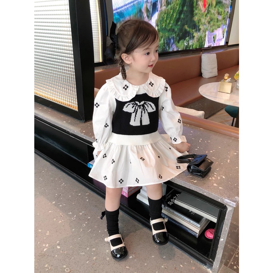 giày búp bê cho bé - giày bệt bé gái da bóng siêu mềm, đế êm quai dán ngọc kiểu dáng thanh lịch 1-8 tuổi bupbeA7