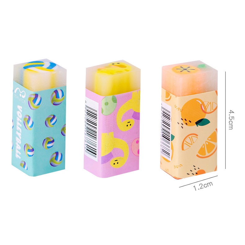 Tẩy Bút Chì Hình Chữ Nhật Dễ Thương Tiện Dụng