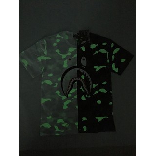 ⚡️[Free ship HN/HCM] - Tee Bape camo phát quang full tag, túi, áo thun bape B01