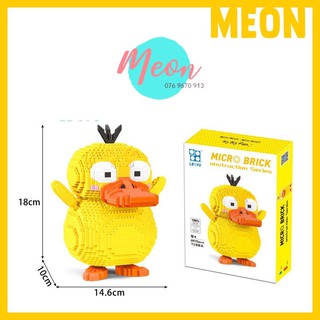 HOT | Xếp hình miniblock Spy Duck pokemon - Lego Vịt Bối rối pokemon size XL