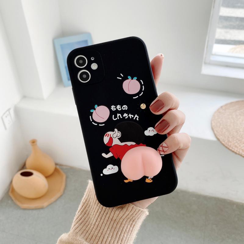 Ốp Điện Thoại Silicon Dẻo Họa Tiết Hoạt Hình Cậu Bé Bút Chì Vui Nhộn Cho Oppoa9X A57 A92S A31 Silicone | BigBuy360 - bigbuy360.vn