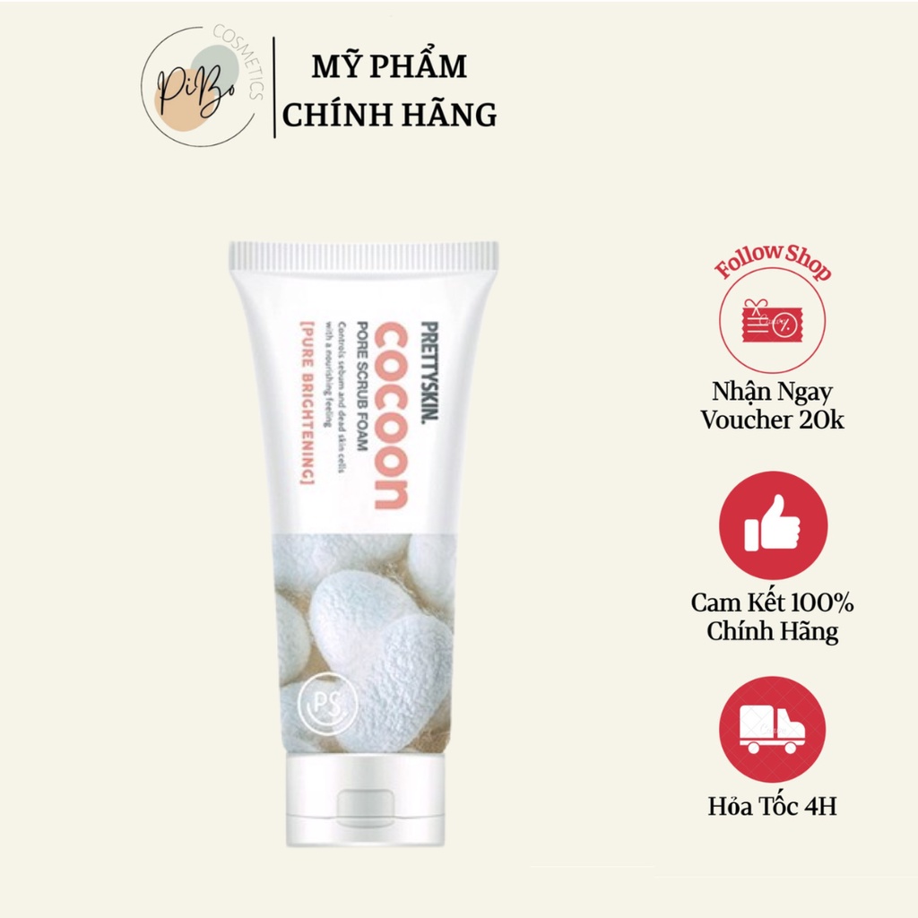 Sữa Rửa Mặt Kiêm Tẩy Tế Bào Chết 2in1 PrettySkin