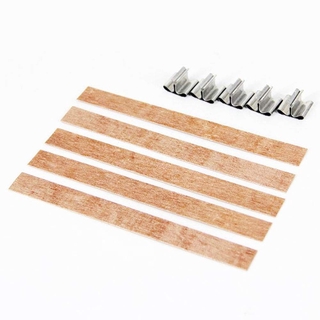 Set 100 bấc nến chất liệu gỗ