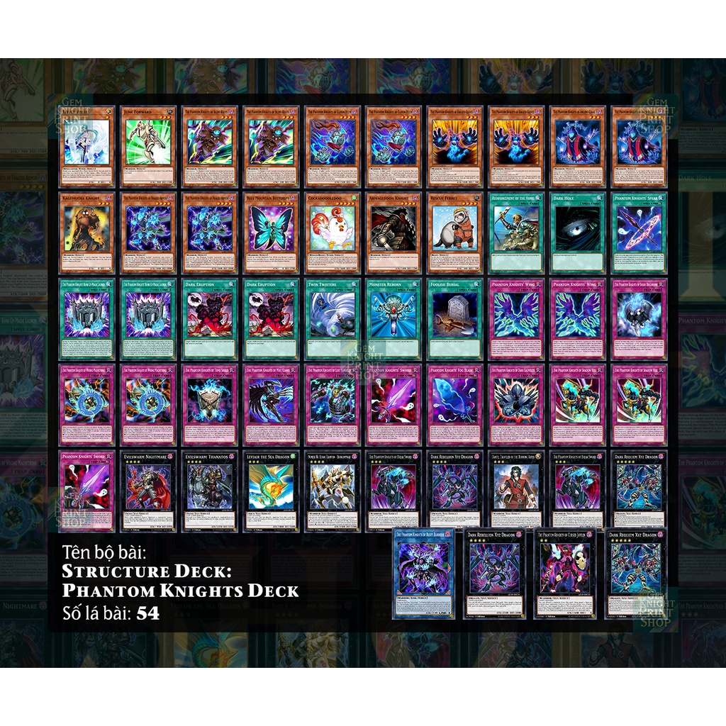 Bộ bài Yugioh - Structure Deck: Phantom Knights - Yuto Deck