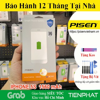 [Bảo Hành 12 tháng] Pin iPhone 5s/5c - Chất lượng cao - Chính hãng Pisen