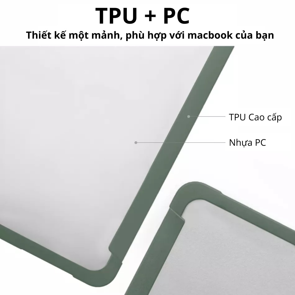 Ốp Nhựa Vỏ cứng WiWU Dual Color Bảo vệ toàn diện dành cho Macbook 13.3 pro / 13.3 air FUKIA WW010