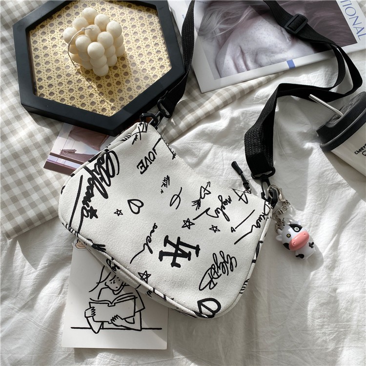 Túi Đeo Chéo Nữ Vải Canvas - Túi Tote Phong Cách Ullzzang GN03