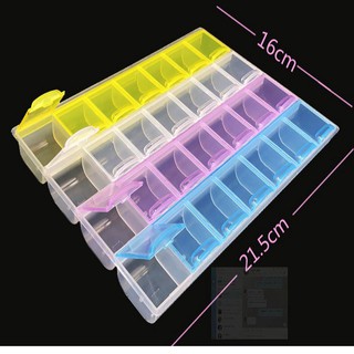❤FLASH SALE❤ [Phụ Kiện] Khay, hộp đựng đá 28 ô (tranh đính đá, hạt đá gắn móng)