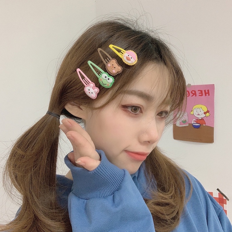 Kẹp tóc kiểu dáng hoạt hình dễ thương thời trang cho nữ