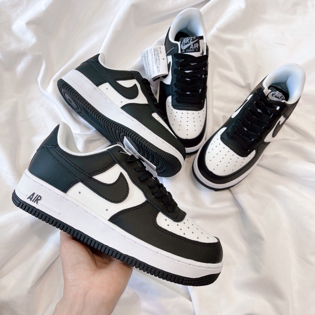 Giày AF1 panda_Giày Air Force 1 đen trắng phối đồ unisex Bản đẹp 2023 Full Box