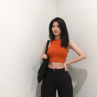 (Ảnh thật)Áo thun ba lỗ croptop Nữ Basic mùa hè Chocomy Shop
