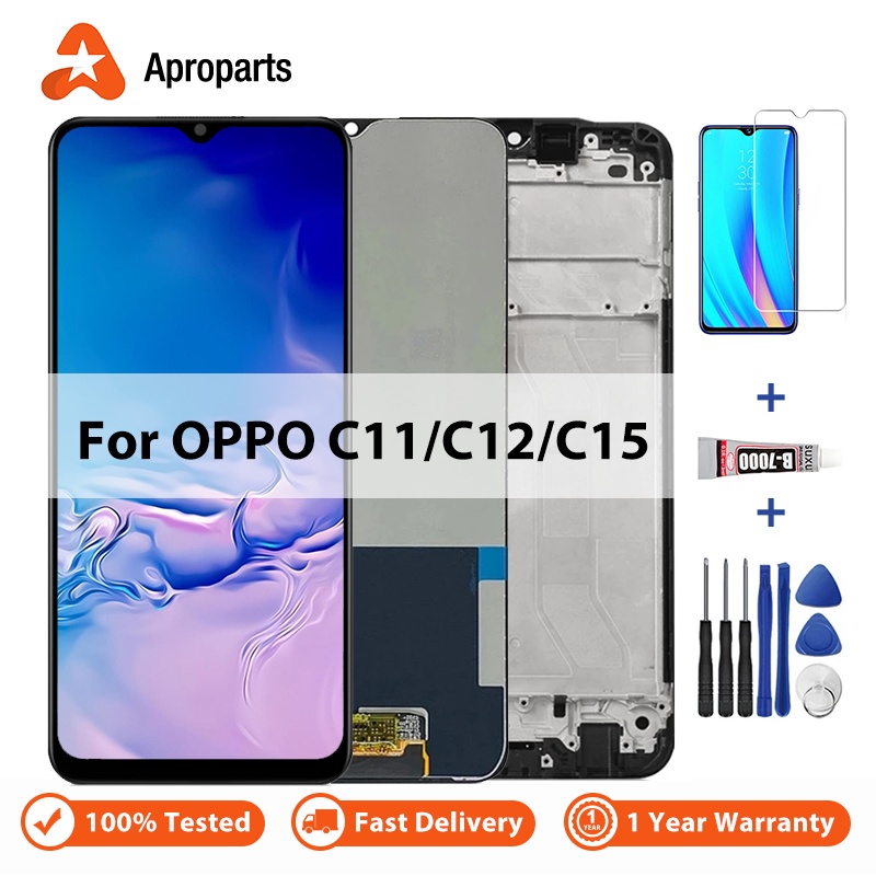 Màn Hình Cảm Ứng LCD Thay Thế Chuyên Dụng Cho OPPO Realme C11 2020 C12 C15 RMX2185 RMX2180