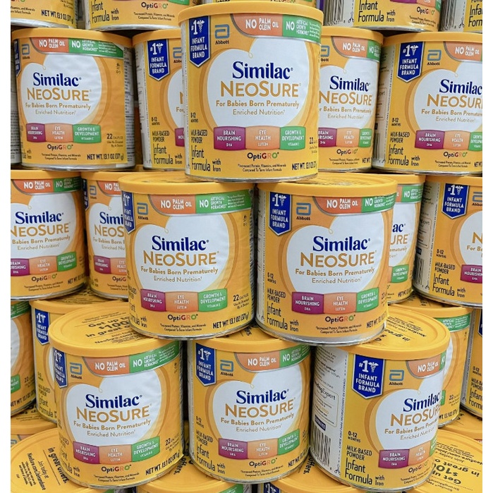 SỮA BỘT SIMILAC NEOSURE 371gr CHO BÉ THIẾU THÁNG, NHẸ CÂN