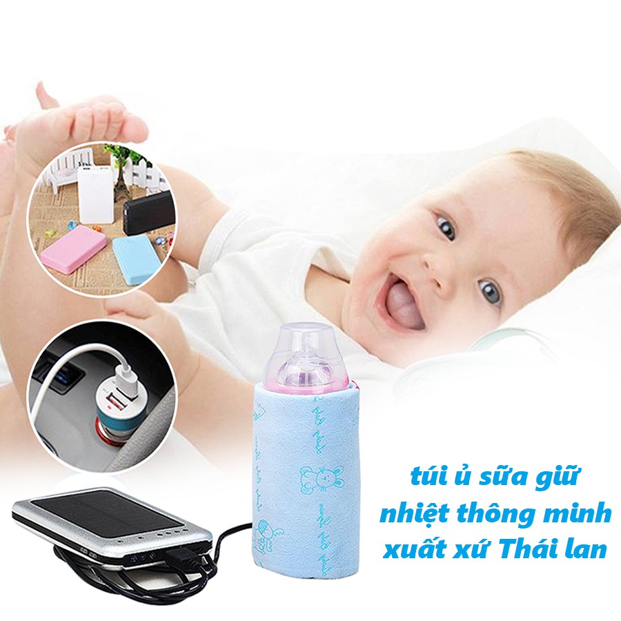 [Mã 267FMCGSALE giảm 8% đơn 500K] [SIÊU RẺ] Túi Ủ Giữ Nhiệt Bình Sữa Đa Năng Tiện Lợi