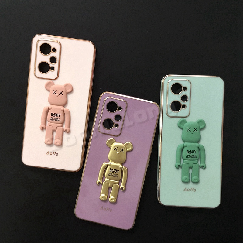 Ốp điện thoại silicon mềm họa tiết gấu bạo lực cho OPPO Realme GT Neo2 Neo 3T Neo2T Realme Q3 Pro Carnival GT NEO 2