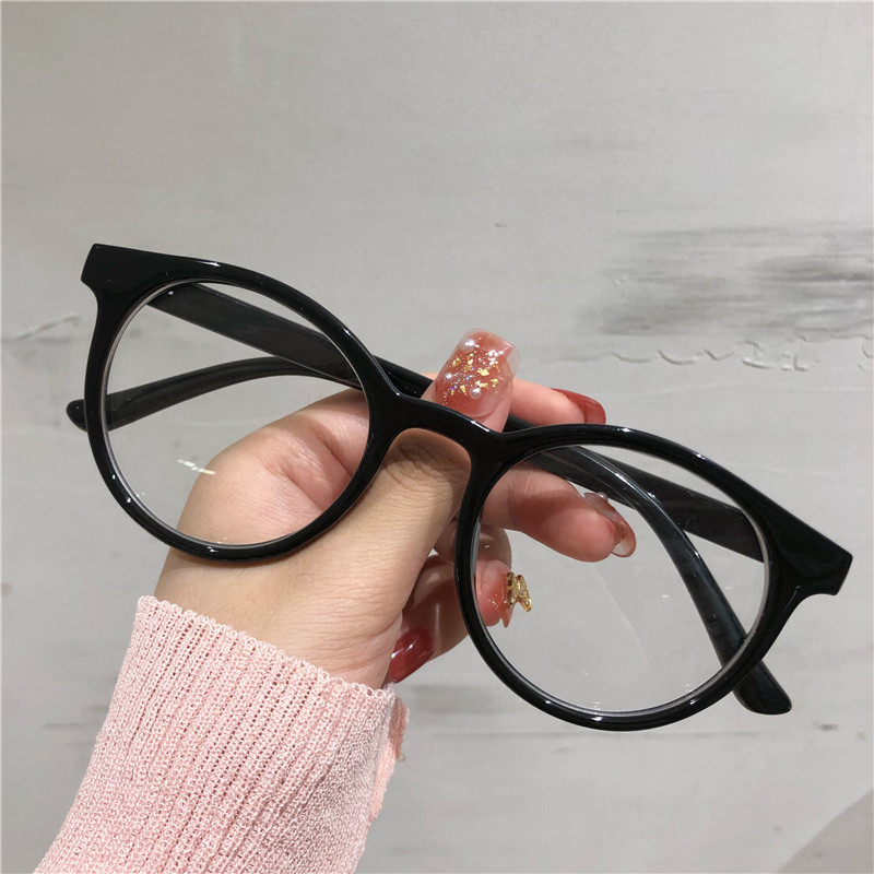 Roselife Korean Fashion Round Frame Clear Lens Eyeglasses Women men unisex Spectacles Eyewear