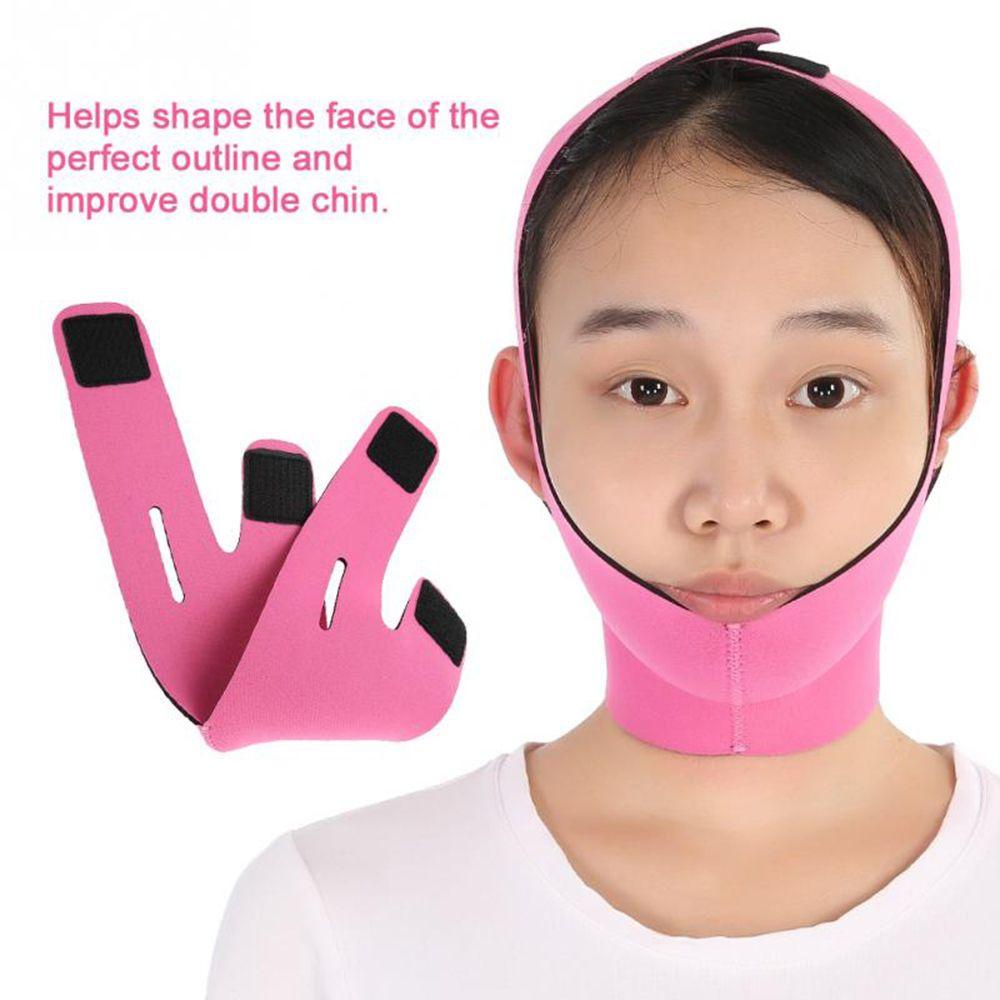 [Hàng mới về] Đai nâng cơ mặt giảm hai cằm chống nếp nhăn tinh tế/ nhiều màu