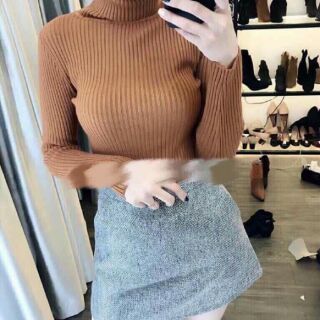 ÁO LEN CỔ LỌ, CỔ 3P