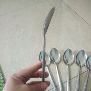 Sét 10 thìa inox cán dài