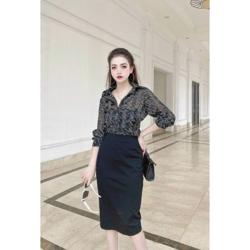 Áo Sơ Mi ☑️ 𝑩𝑰𝑮𝑺𝑰𝒁𝑬 ☑️ Phối Voan Cách Điệu Siêu Chảnh Phù Hợp Đi Chơi Đi Làm | BigBuy360 - bigbuy360.vn