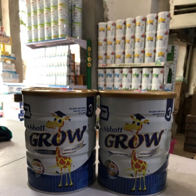 Combo 2 lon Sữa Abbott Grow 3 900g