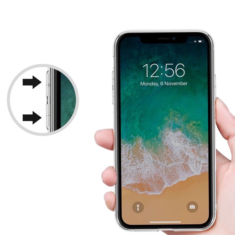 Ốp điện thoại NILLKIN bằng silicon mềm siêu mỏng 0.6mm cho Iphone XR