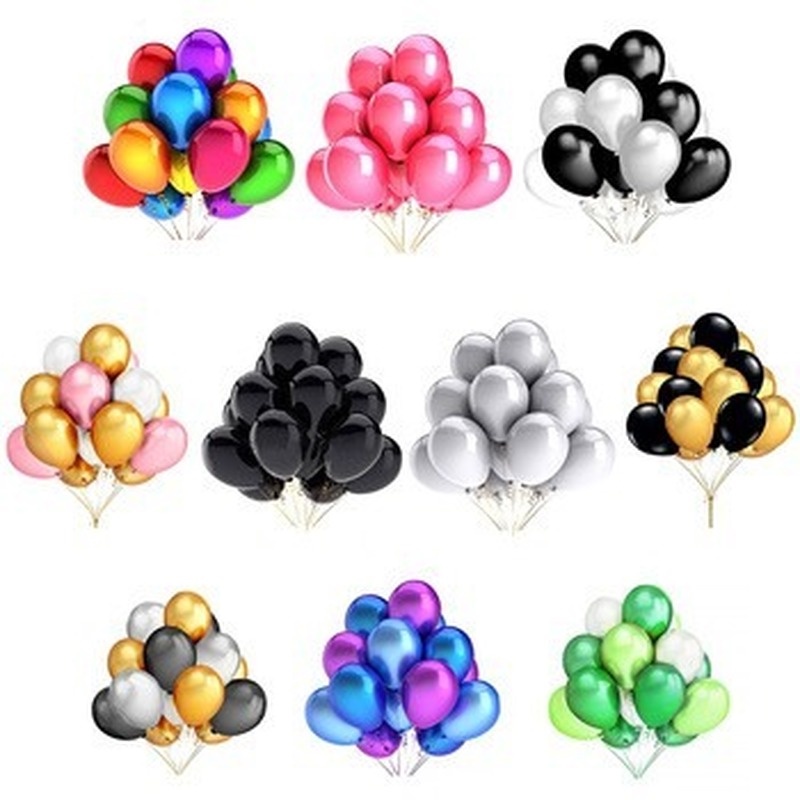 Set 10 Bong Bóng 12 Inch Trang Trí Tiệc
