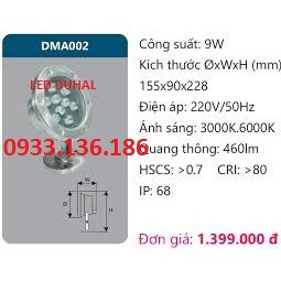 Đèn led âm nước 9w - DMA002 Duhal