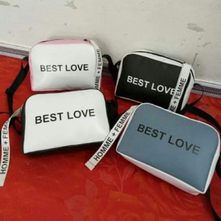 Túi chéo da Best Love ( kèm ảnh thật)