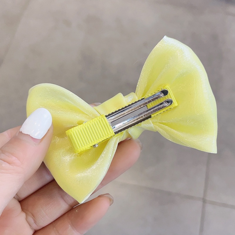 Kẹp tóc hình nơ nhiều hoạ tiết và màu tuỳ chọn thời trang Hàn Quốc cho bé gái