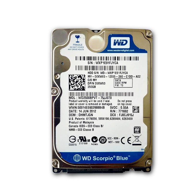 Ổ Cứng Laptop 250gb 2.5 Inch Sata